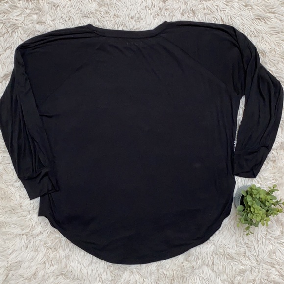 Loft 3/4 Sleeve Dolman Knit Top 💗 Black - Picture 5 of 12